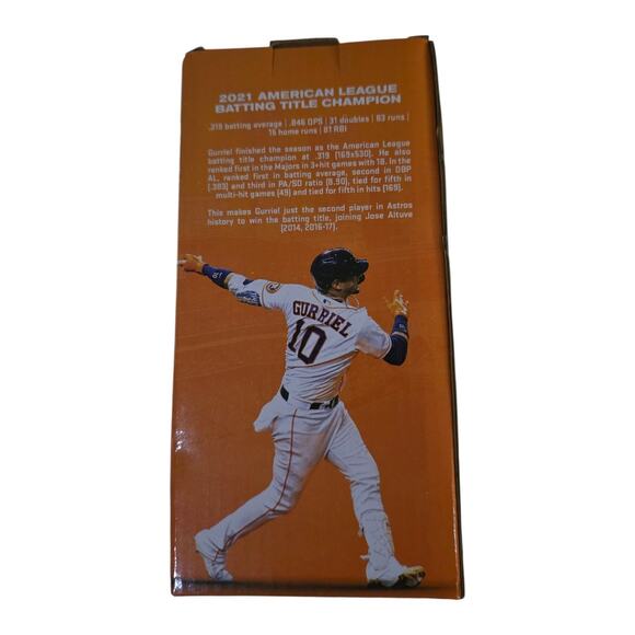 Yuli Gurriel Houston Astros SGA Bobblehead Award 2022 Gold Glove MLB Baseball - Picture 2 of 6